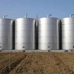 Réservoirs de stockage et Cuves de traitement en acier