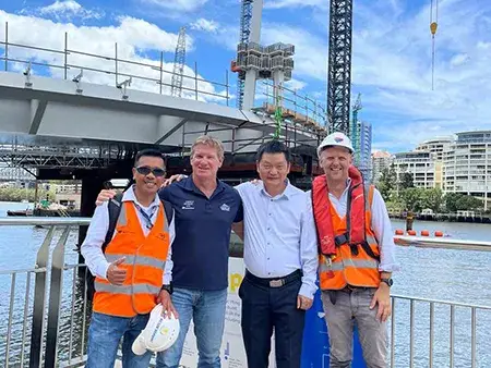 Visite de Site Client en Australie