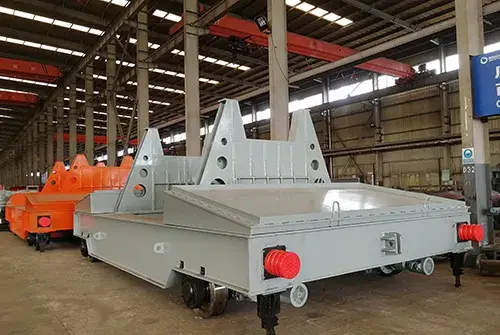 Chariots de transport des scories